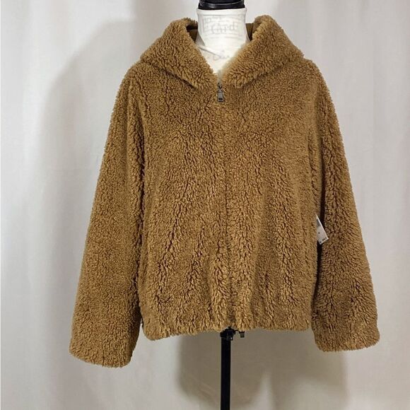 Seventy Venezia Short Faux Fur Jacket size 42/us size 6 - Picture 2 of 13